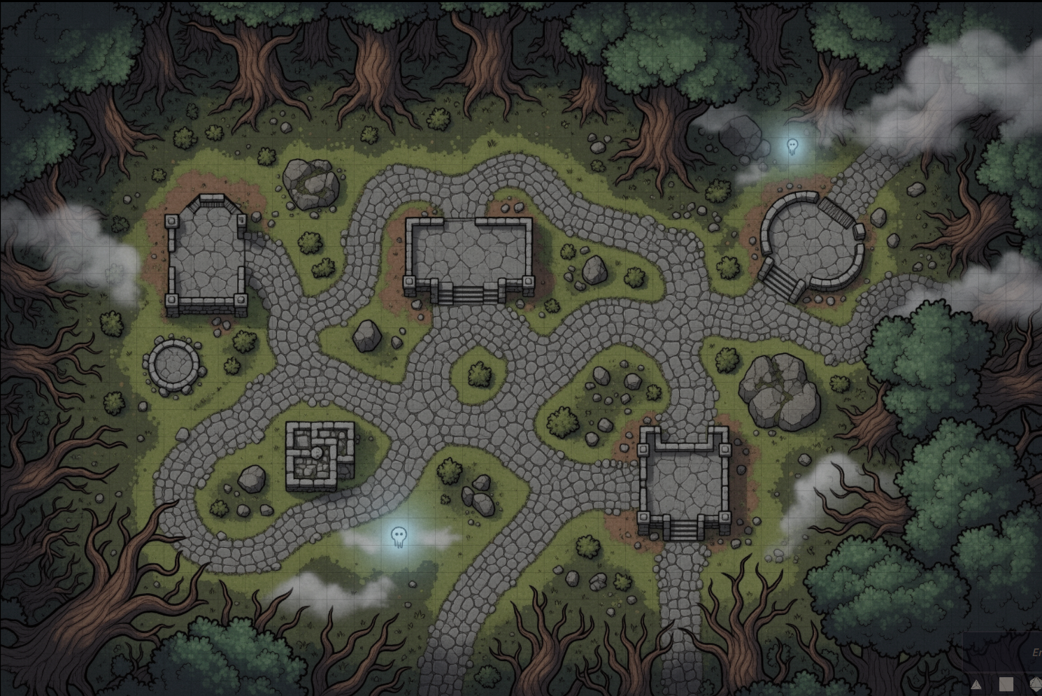 Haunted Forest Ruins